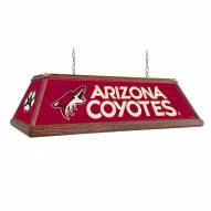Arizona Coyotes Premium Wood Pool Table Light