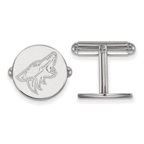 Arizona Coyotes Sterling Silver Cuff Links