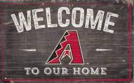 Arizona Diamondbacks 11" x 19" Welcome to Our Home Sign