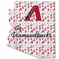 Arizona Diamondbacks 12" Floral State Sign