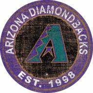 Arizona Diamondbacks 24" Heritage Logo Round Sign