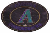 Arizona Diamondbacks 46" Heritage Logo Oval Sign