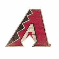 Arizona Diamondbacks Distressed Logo Cutout Sign