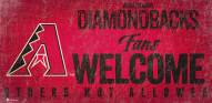 Arizona Diamondbacks Fans Welcome Sign
