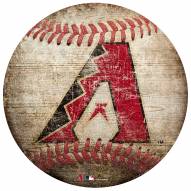Arizona Diamondbacks Baseball Shaped Sign