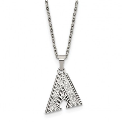 Arizona Diamondbacks Stainless Steel Pendant Necklace