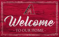 Arizona Diamondbacks Team Color Welcome Sign