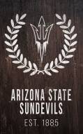 Arizona State Sun Devils 11" x 19" Laurel Wreath Sign