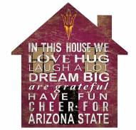 Arizona State Sun Devils 12" House Sign