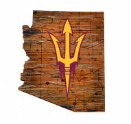 Arizona State Sun Devils 12" Roadmap State Sign