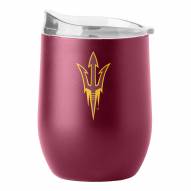 Arizona State Sun Devils 16 oz. Flipside Powder Coat Curved Beverage Glass