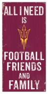Arizona State Sun Devils 6" x 12" Friends & Family Sign