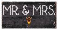 Arizona State Sun Devils 6" x 12" Mr. & Mrs. Sign