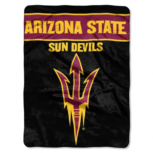 Arizona State Sun Devils Basic Plush Raschel Blanket