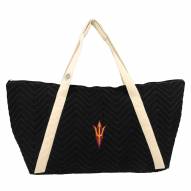 Arizona State Sun Devils Chevron Stitch Weekender Bag