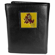 Arizona State Sun Devils Deluxe Leather Tri-fold Wallet in Gift Box