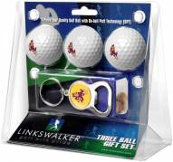 Arizona State Sun Devils Golf Ball Gift Pack with Key Chain
