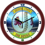 Arizona State Sun Devils Home Run Wall Clock