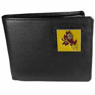 Arizona State Sun Devils Leather Bi-fold Wallet in Gift Box