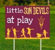 Arizona State Sun Devils Little Fans at Play 2-Sided Yard Sign