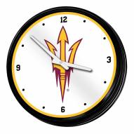 Arizona State Sun Devils Retro Lighted Wall Clock