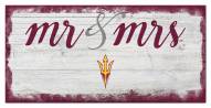 Arizona State Sun Devils Script Mr. & Mrs. Sign