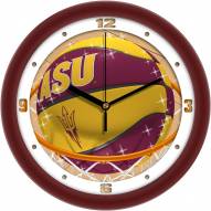 Arizona State Sun Devils Slam Dunk Wall Clock