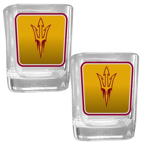 Arizona State Sun Devils Square Glass Shot Glass Set