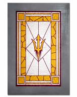 Arizona State Sun Devils Stained Glass with Frame