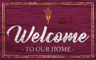 Arizona State Sun Devils Team Color Welcome Sign