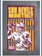 Arizona State Sun Devils Team Monthly 11" x 19" Framed Sign
