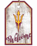 Arizona State Sun Devils Welcome Team Tag 11" x 19" Sign
