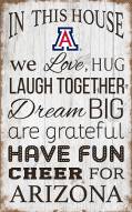 Arizona Wildcats 11" x 19" In This House Sign