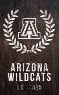 Arizona Wildcats 11" x 19" Laurel Wreath Sign