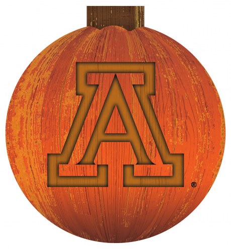 Arizona Wildcats 12&quot; Halloween Pumpkin Sign