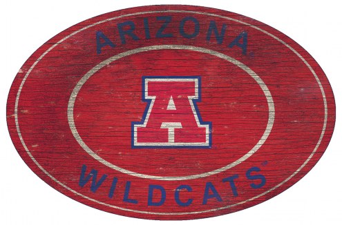 Arizona Wildcats 46&quot; Heritage Logo Oval Sign