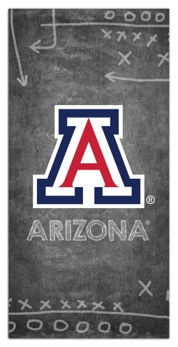 Arizona Wildcats 6&quot; x 12&quot; Chalk Playbook Sign