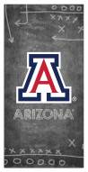 Arizona Wildcats 6" x 12" Chalk Playbook Sign