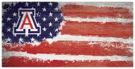 Arizona Wildcats 6" x 12" Flag Sign