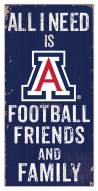 Arizona Wildcats 6" x 12" Friends & Family Sign