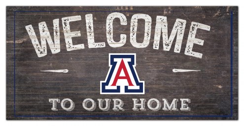 Arizona Wildcats 6&quot; x 12&quot; Welcome Sign