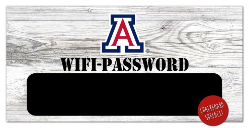 Arizona Wildcats 6&quot; x 12&quot; Wifi Password Sign