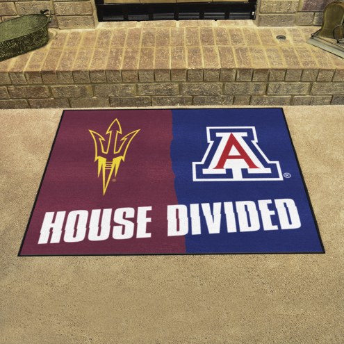 Arizona Wildcats/Arizona State Sun Devils House Divided Mat