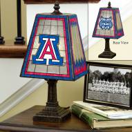 Arizona Wildcats Art Glass Table Lamp