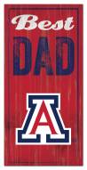 Arizona Wildcats Best Dad Sign