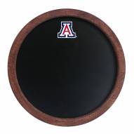 Arizona Wildcats Chalkboard "Faux" Barrel Top Sign