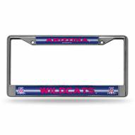 Arizona Wildcats Chrome Glitter License Plate Frame