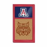 Arizona Wildcats Cork Note Board