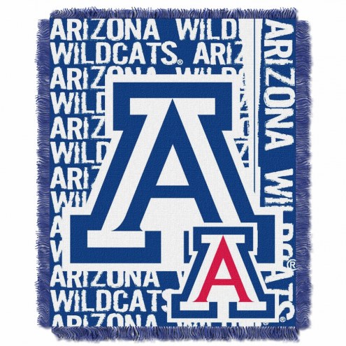 Arizona Wildcats Double Play Woven Throw Blanket