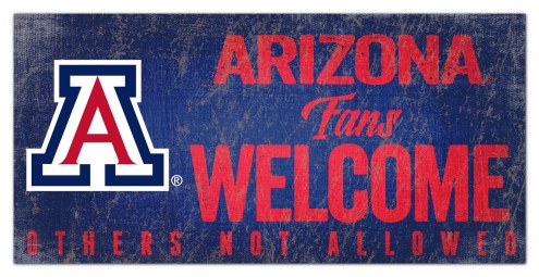Arizona Wildcats Fans Welcome Sign
